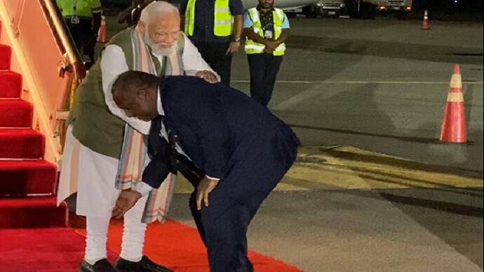 PM Modi grand welcome in Papua new guinea