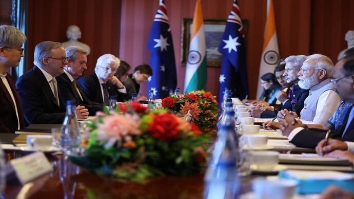 India Australia Bilateral Talks