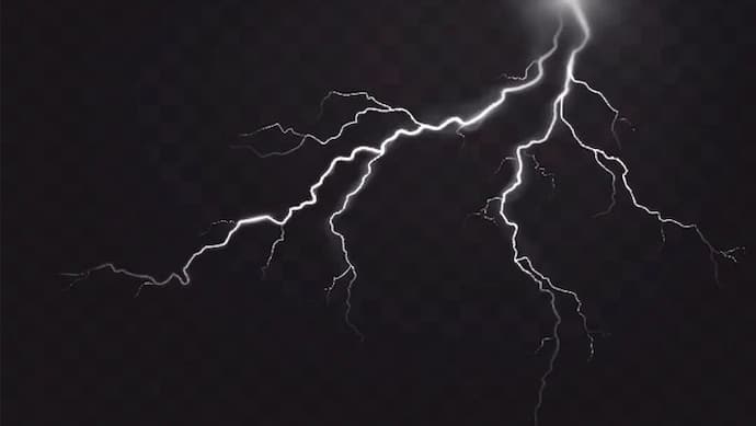 lightning strikes in Jharkhand 