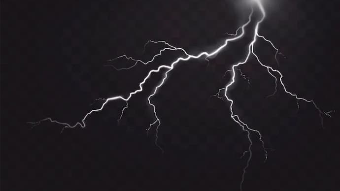 lightning strikes in Jharkhand 