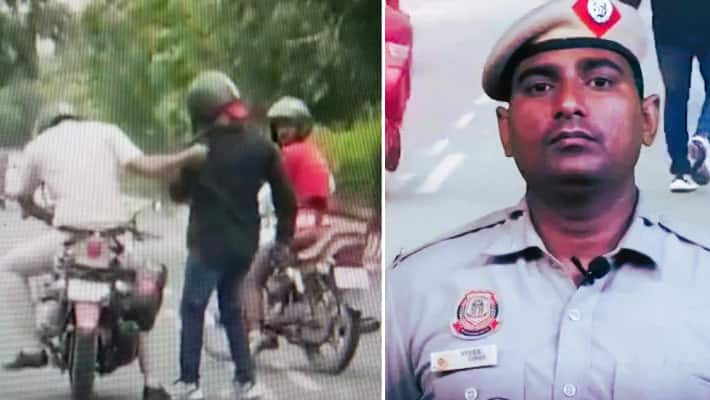 The Brave Constable Of Delhi Police Caught The Armed Robber Watch Video ...