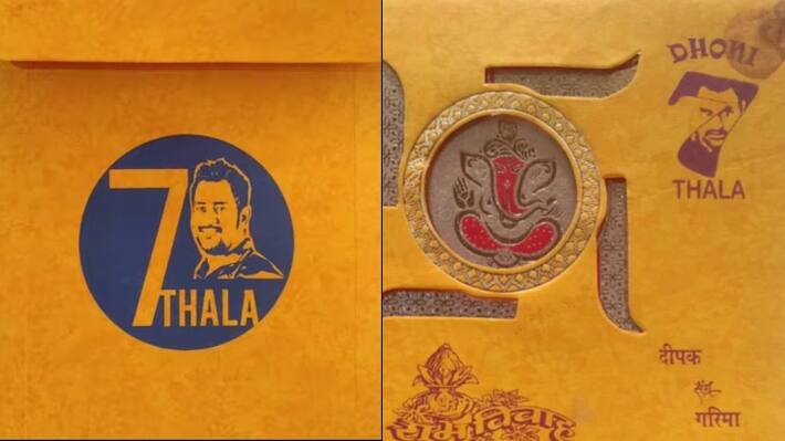 MS Dhoni picture on wedding card goes vira