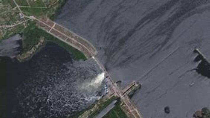 Ukraine Dam