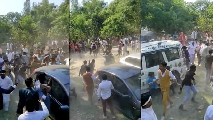 Barabanki news two baratis clashed over dance dozens of people injured in stone pelting 