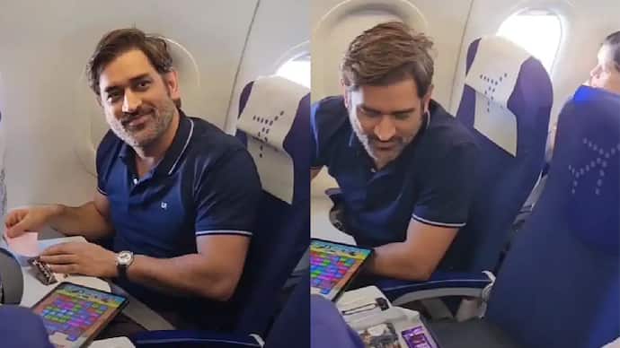 MS-Dhoni-viral-video-playing-candy-crush-in-the-flight