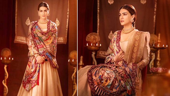 Kriti Sanon flaunts her beautiful bralette lehenga choli know her ethic  outfit price - Kriti Sanon lehenga Choli Price : कृति सेनन के इस एथनिक  आउटफिट की कीमत जानकर कहेंगे 'अरे! यह