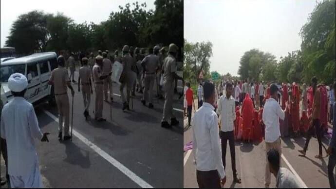 clash between two group in rajasthan
