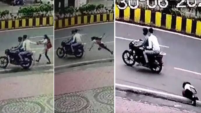 indore cctv mobile snatching