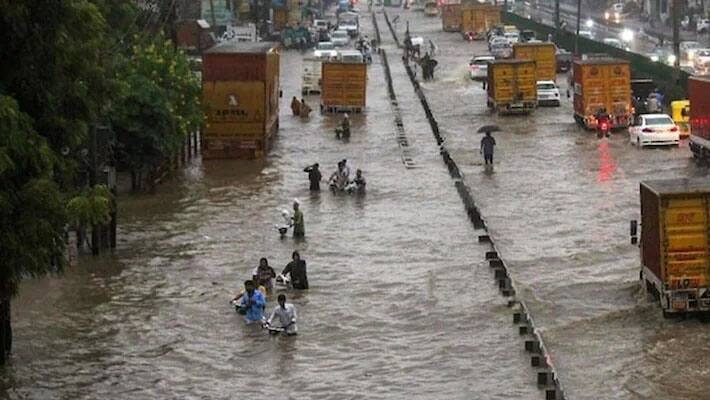 weather update monsoon heavy rain rainfall flood situation Chandigarh Himachal Pradesh