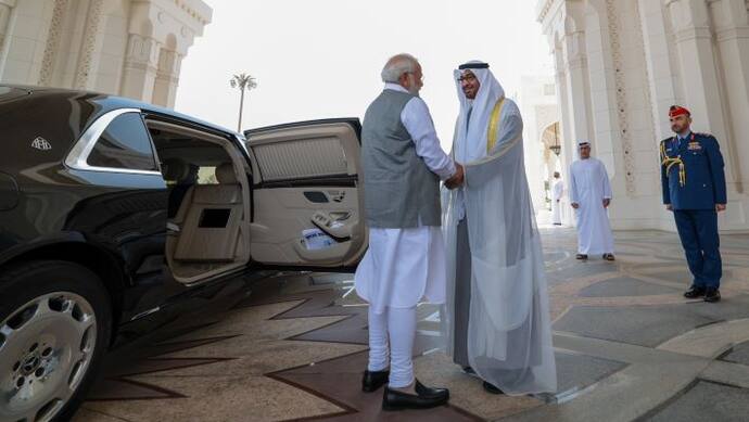 UAE President with PM Modi