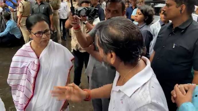 CM Mamata Banerjee visited the burnt Mangalahat at howrah after the July 21 tmc meeting bsm
