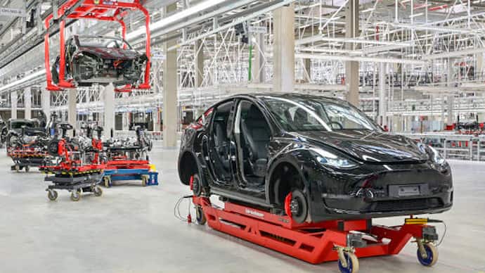 Tesla Electric Car Production