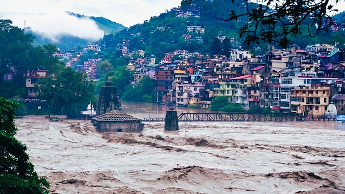 Flood damage in Himachal Pradesh