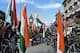 Independence News: জাতীয় পতাকা নিয়ে শ্রীনগরের ডাল-লেকের ধারে বাইক মিছিল CRPF-এর