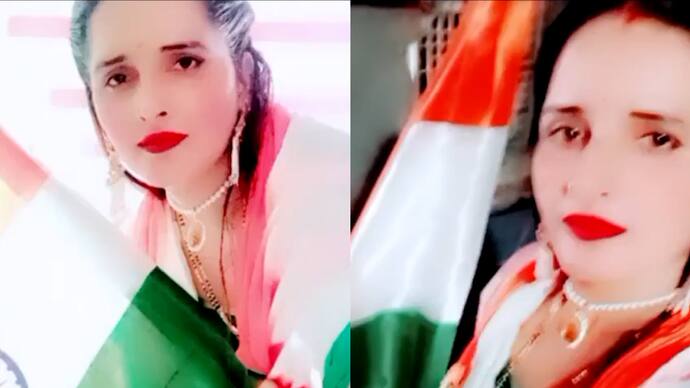  Pakistan Seema Haider celebrated Indias Independence Day  Indian Anju is celebrating  Pakistan iday bsm