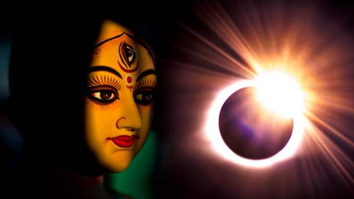 Solar eclipse on Mahalaya