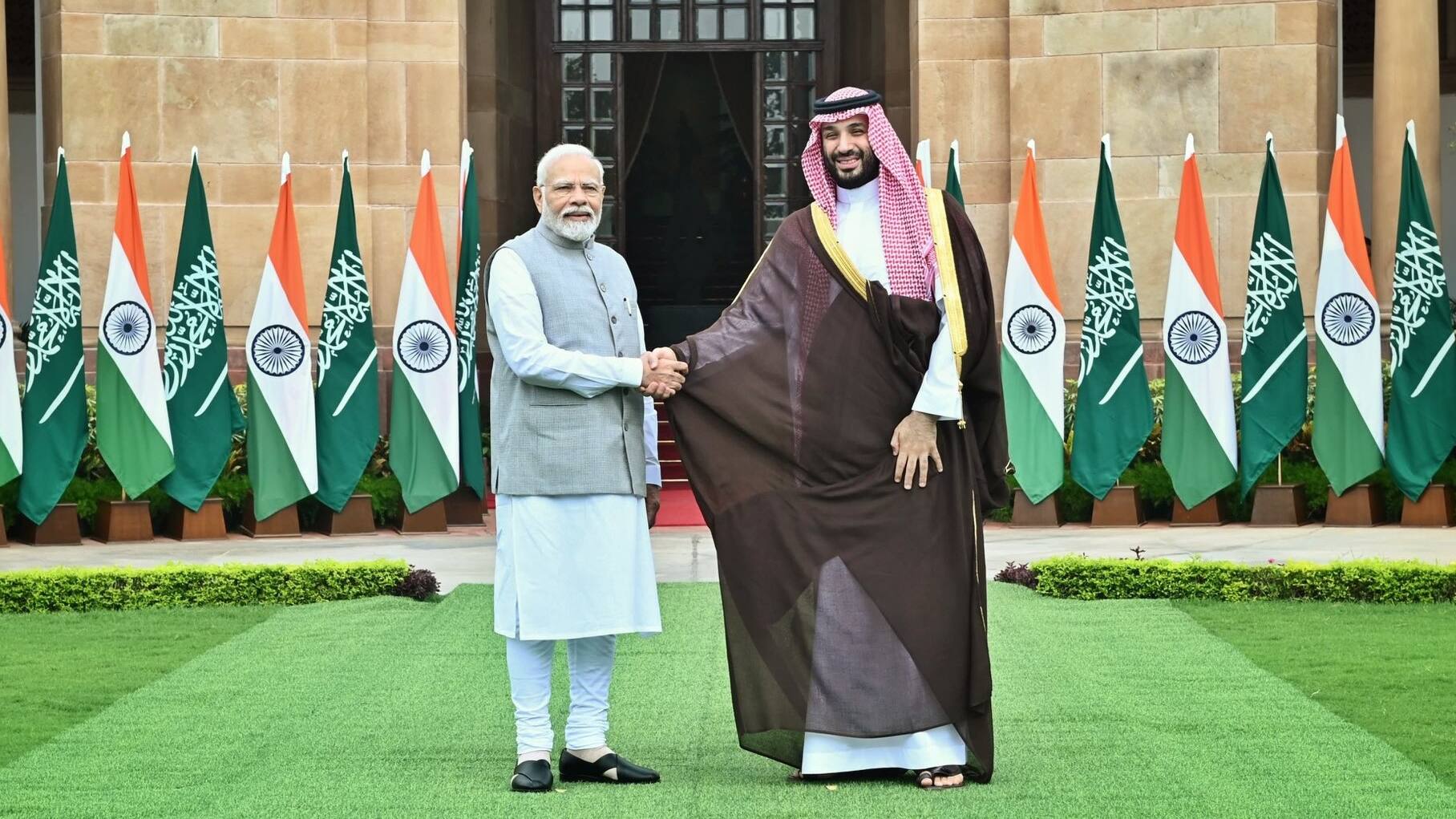 Mohammed bin Salman, Modi, India