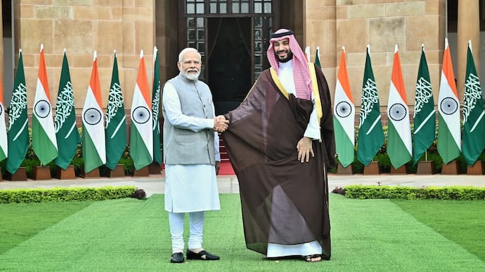 Mohammed bin Salman, Modi, India