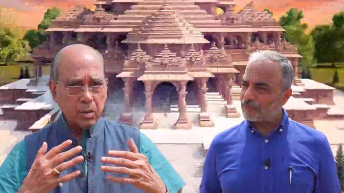 Ayodhya s museum has a long history and traces of Ram Mandir site says Nripendra Mishra exclusive interview with executive chairman of Asianet News Rajesh Kalra at Ram Mandir in Ayodhya BSM