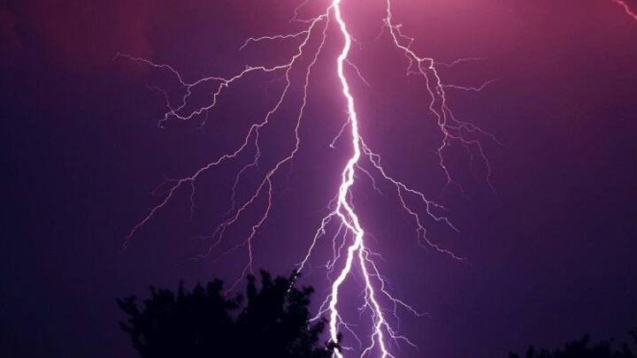Lightning strike alert in up