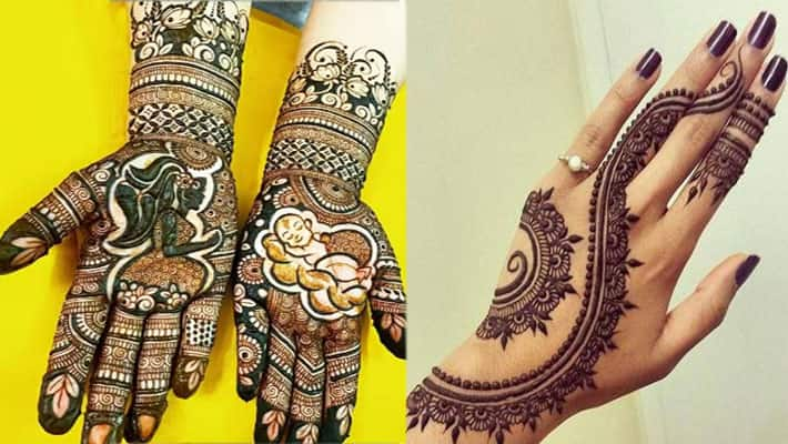 पीछे के हाथों के लिए कंगन चूड़ी मेहंदी डिजाइन | New Bangle Mehndi Designs  2021 - YouTube | Mehndi designs, Circle mehndi designs, Full hand mehndi  designs