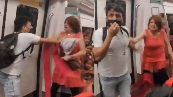 Bobby Darling Fight With Passenger In Delhi Metro