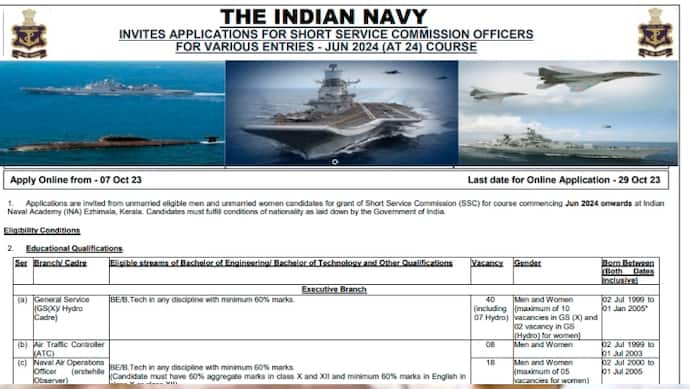 Join Indian Navy 2024