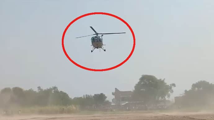  Army cheetah helicopter emergency landing in prayagraj 