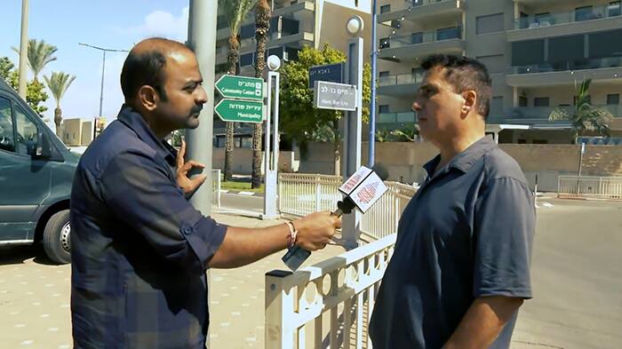 Asianet News at ground zero in Israel see the video of the situation in the city adjacent to Gaza BSM