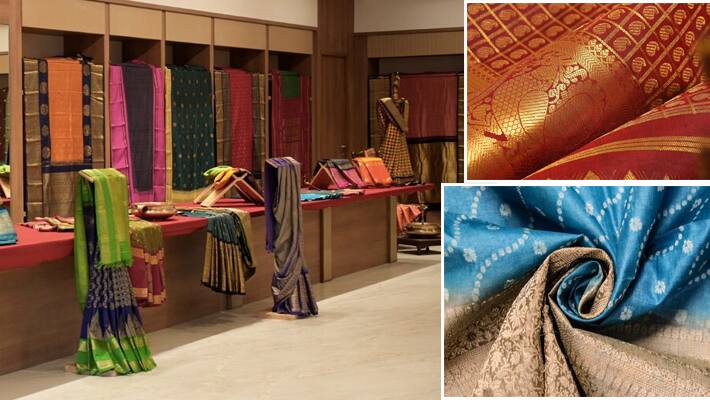 100 vintage Kanchipuram silk
