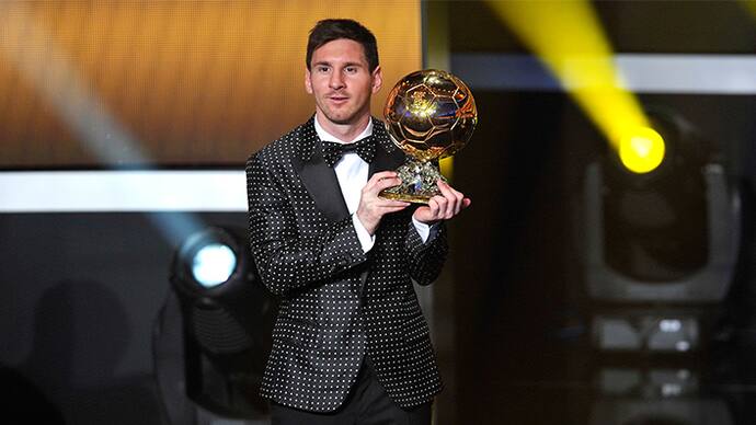 Lionel Messi wins ballon dOr title