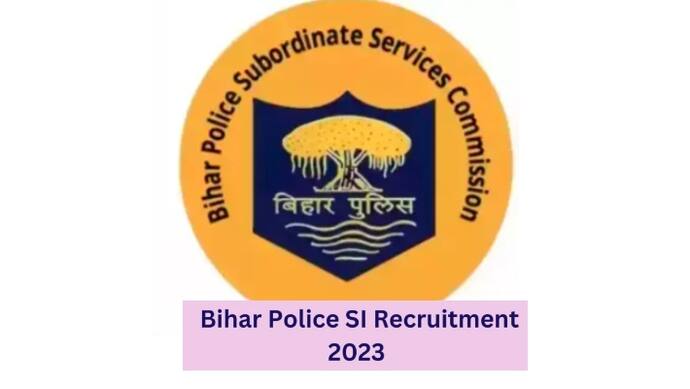 bihar police bpssc si recruitment 2023
