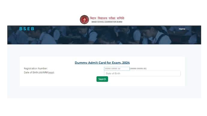 Bihar Board Class 10th dummy admit card