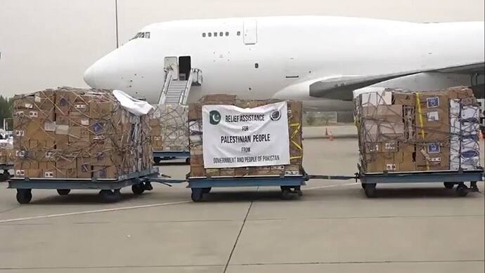 Pakistan humanitarian aid to Gaza