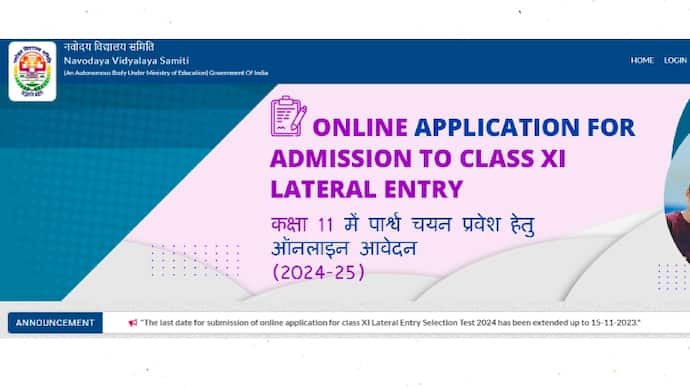 JNVST class 9 and 12 admissions 2023 Registration
