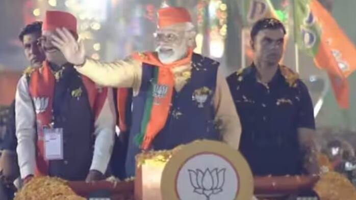 pm modi road show 6