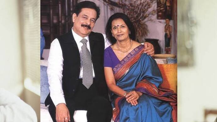 subrata roy With wife