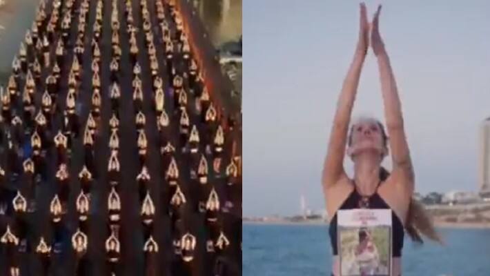 Israeli women yoga