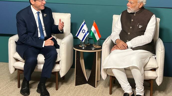 PM Modi with Israel President Isaac Herzog