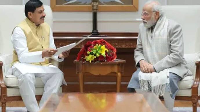 PM Modi with CM Mohan Yadav