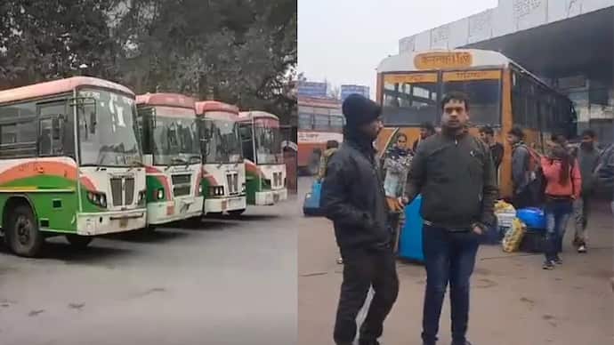 Bus drivers strike