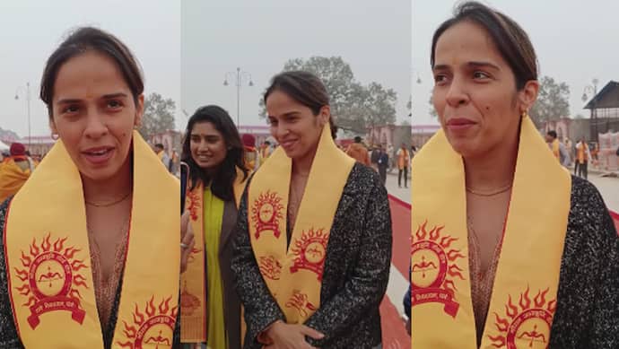 saina nehwal and Indian women cricketer mithali Raj reached Ayodhya