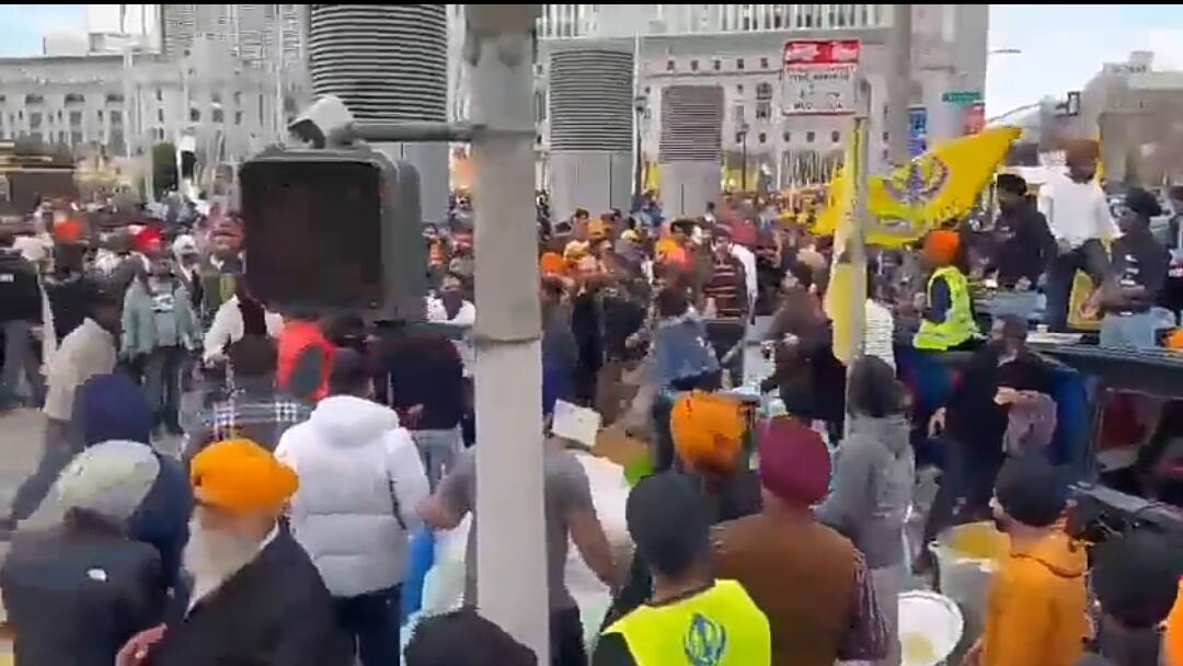 Check out the viral video of Khalistanis violence at the referendum in San Francisco bsm