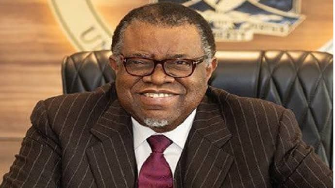 Namibia President Hage Geingob 