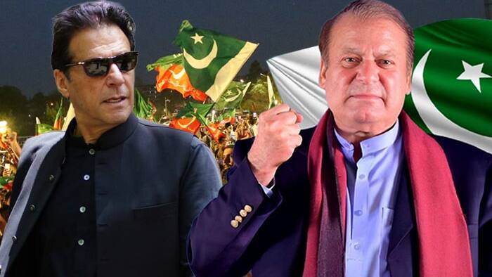 pakistan electiobn 2024 Imran Khan or Nawaz Sharif  Who will be in control of Islamabad bsm