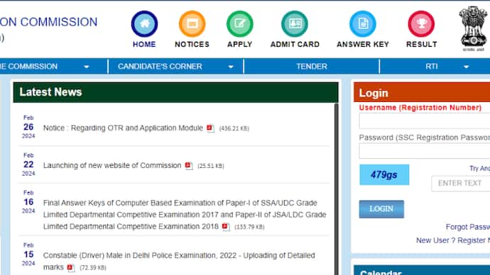 SSC Delhi Police SI 2024 registration