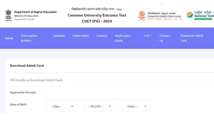 CUET PG 2024 admit card for 19 march 