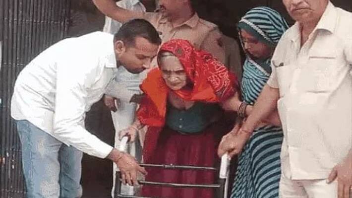 neem ka thana news Sons harassed elderly mother for property 