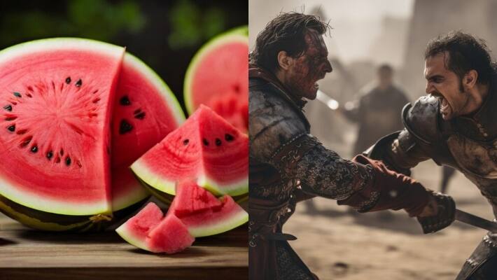 Watermelon Fight