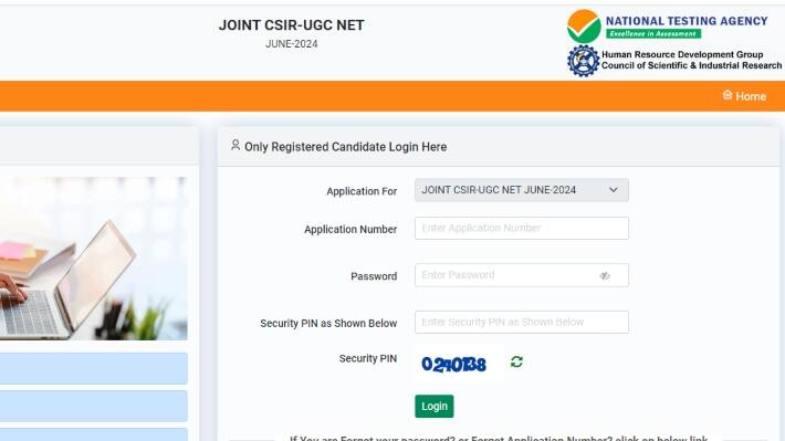 CSIR UGC NET June 2024 Exam link to apply